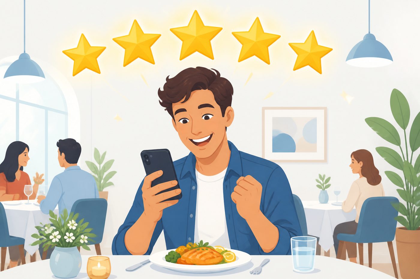 Growing restaurant reviews and reputation